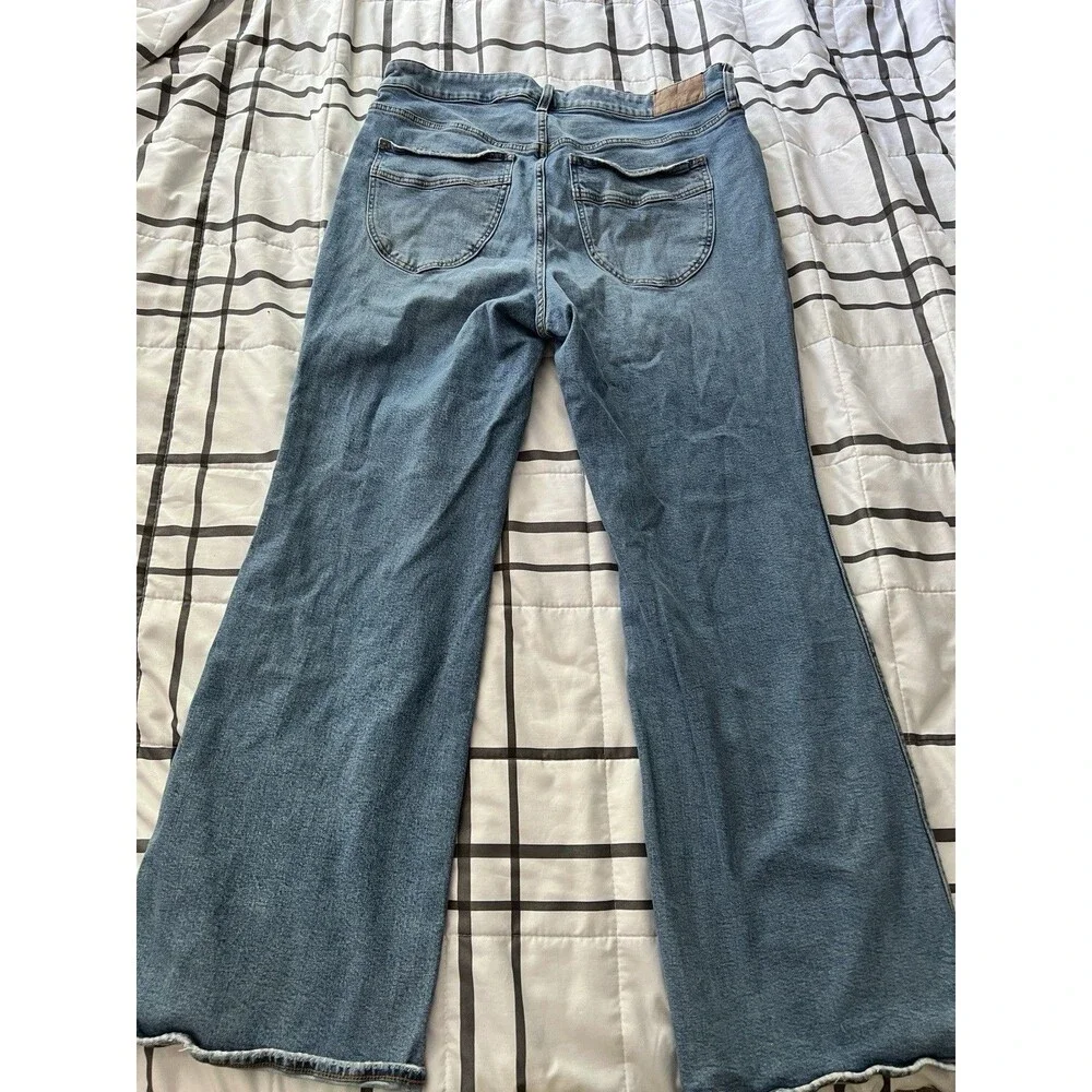 Madewell Jeans Flare High Rise 16 W Denim Womens Medium Wash - Picture 7 of 9
